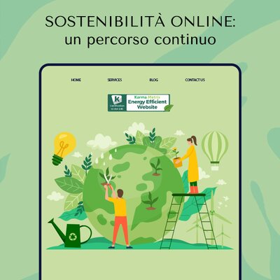 San Benedetto riduce le emissioni del proprio sito web