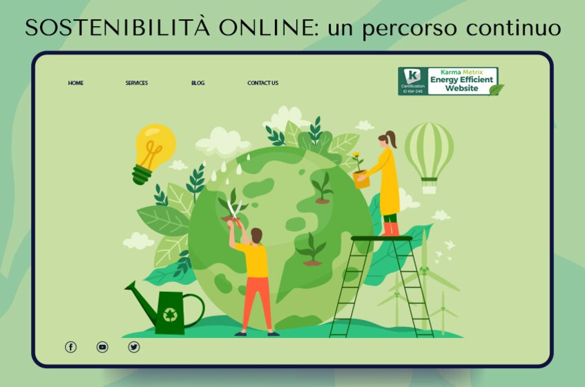 San Benedetto riduce le emissioni del proprio sito web