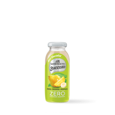 San Benedetto - Succoso Zero Bar Specialist - 0,20L - Pera Banana Ananas